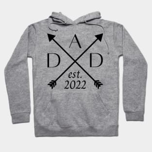 Dad EST 2022. Fun Dad Design. Hoodie